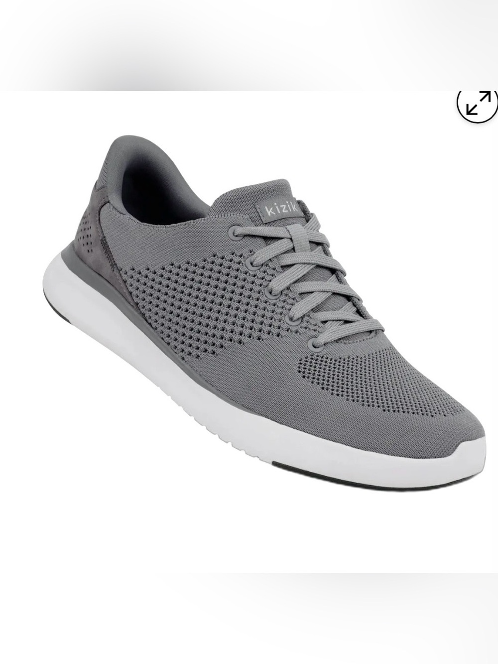 Kizik Men’s Lima Slip on Gray Sneakers